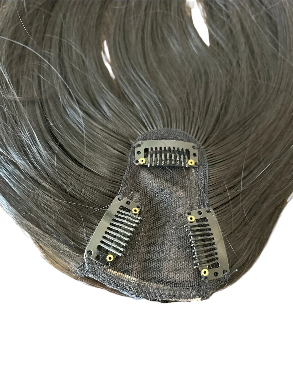 Mocha Black Synthetic Hairline Extension  Instant Volume 10” with 2” wide band